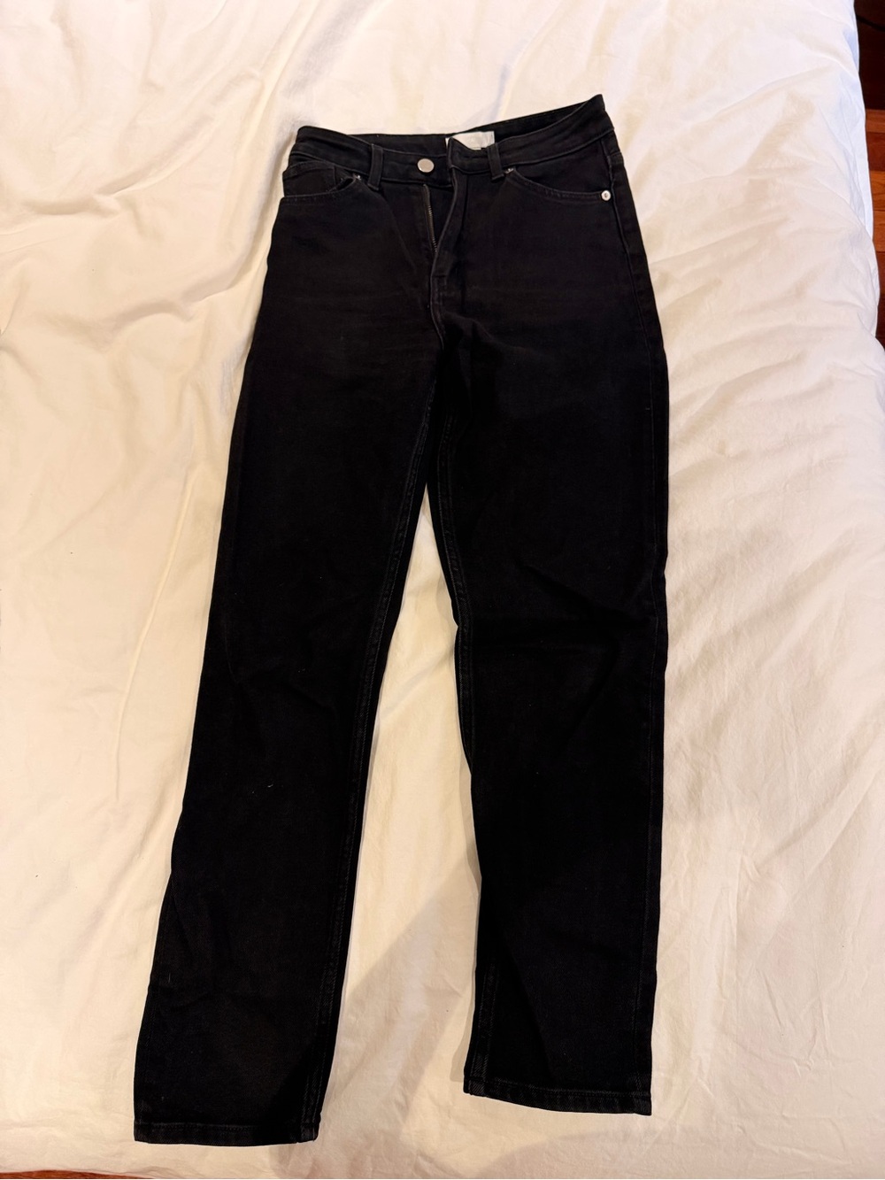 H&M Black High-Rise Jeans